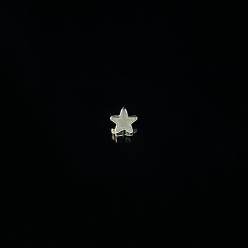 Титанова зірка накрутка на лабрет  фото